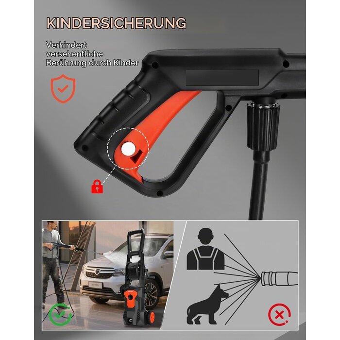 Elektrischer Hochdruckreiniger 160 bar, 420 l/h - bis zu 34% Rabatt sparen