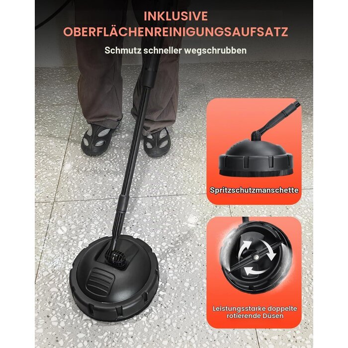 Elektrischer Hochdruckreiniger 160 bar, 420 l/h - bis zu 34% Rabatt sparen