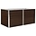 Hochbeet aus Stahl 160x80x77 cm - Braun - Outlet - bis zu 34% sparen