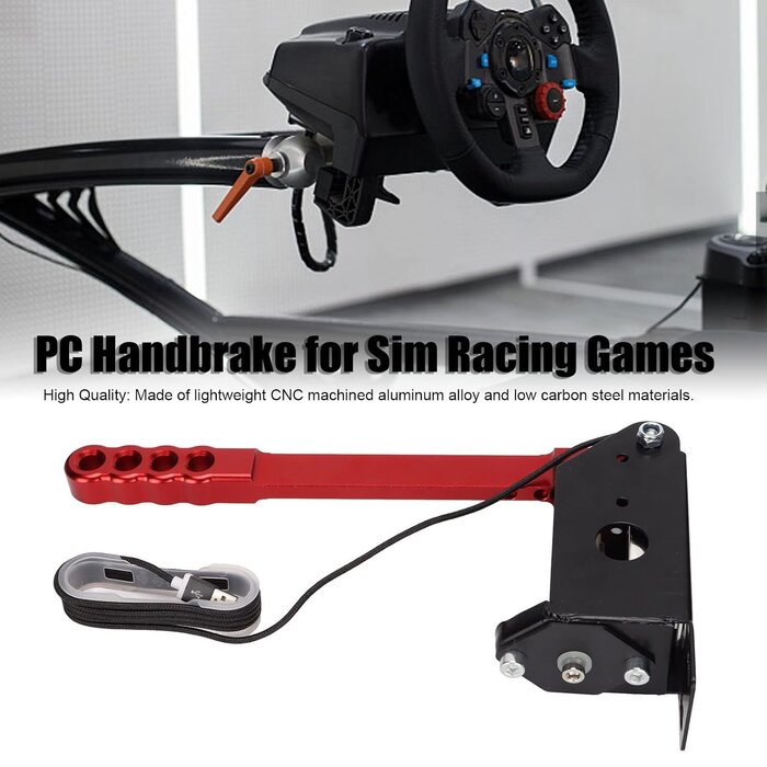 USB-Handbremse für PC-Rennsimulation, Rot - Bis zu 34% sparen!