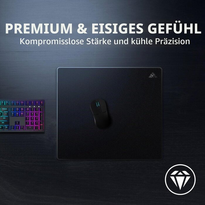 Premium Gaming-Mauspad aus Glas 450x400mm - Jetzt bis zu 34% günstiger!