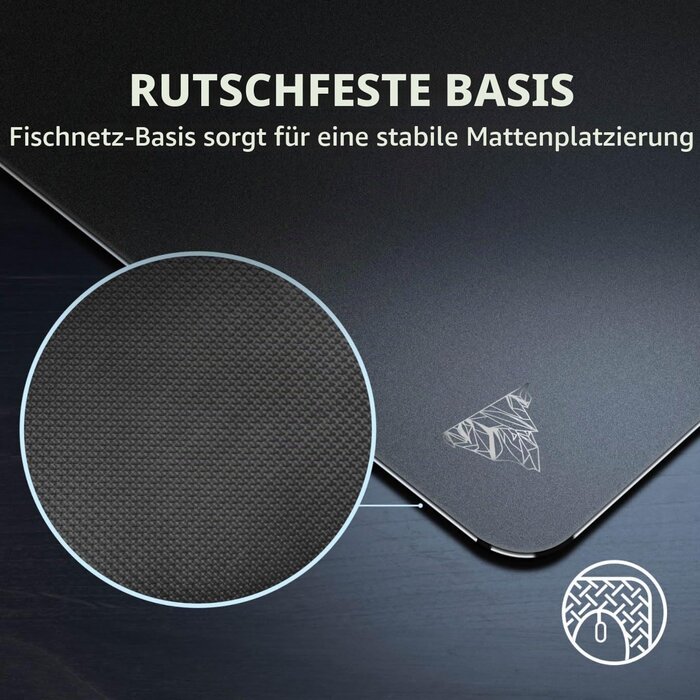 Premium Gaming-Mauspad aus Glas 450x400mm - Jetzt bis zu 34% günstiger!
