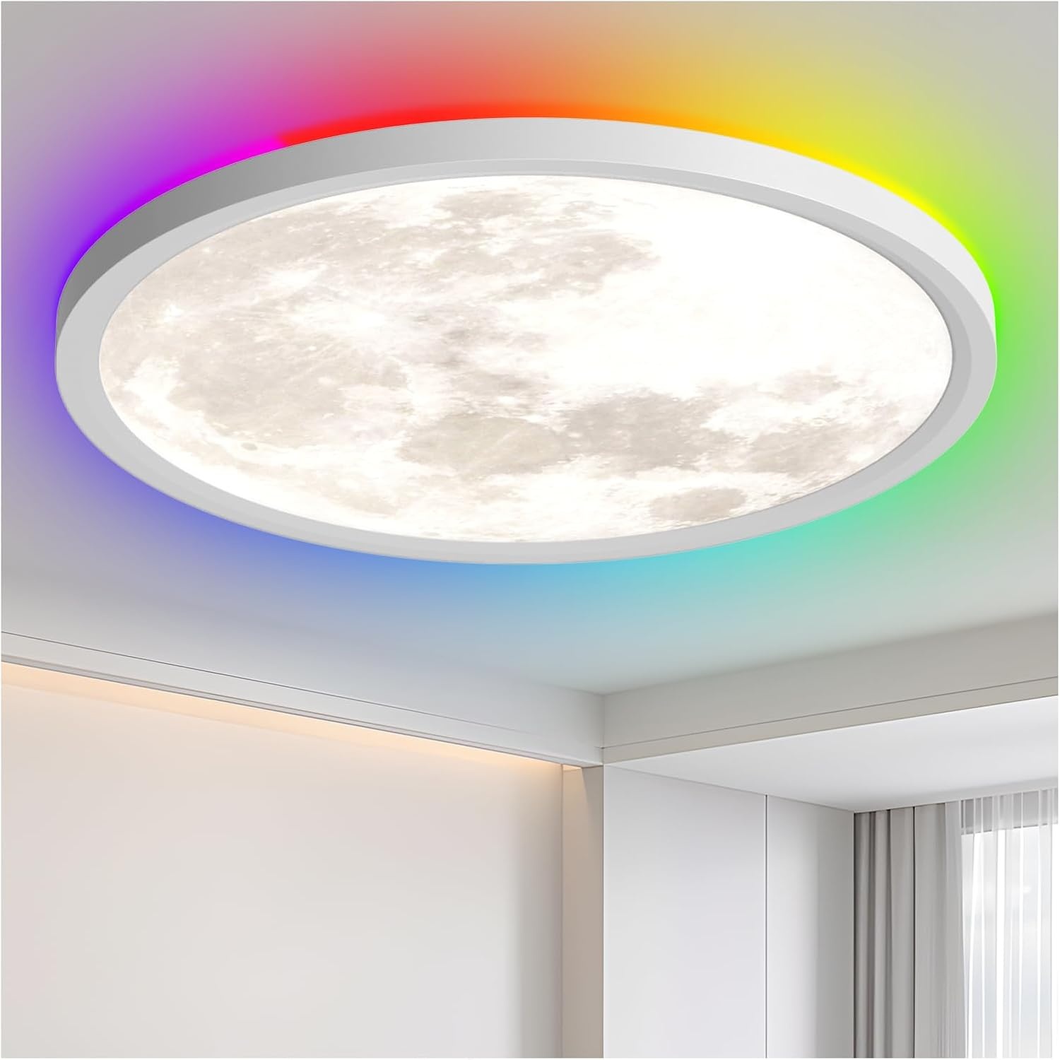 LED Deckenleuchte dimmbar RGB Ø40cm - 33W 5200lm - bis zu 33% Rabatt