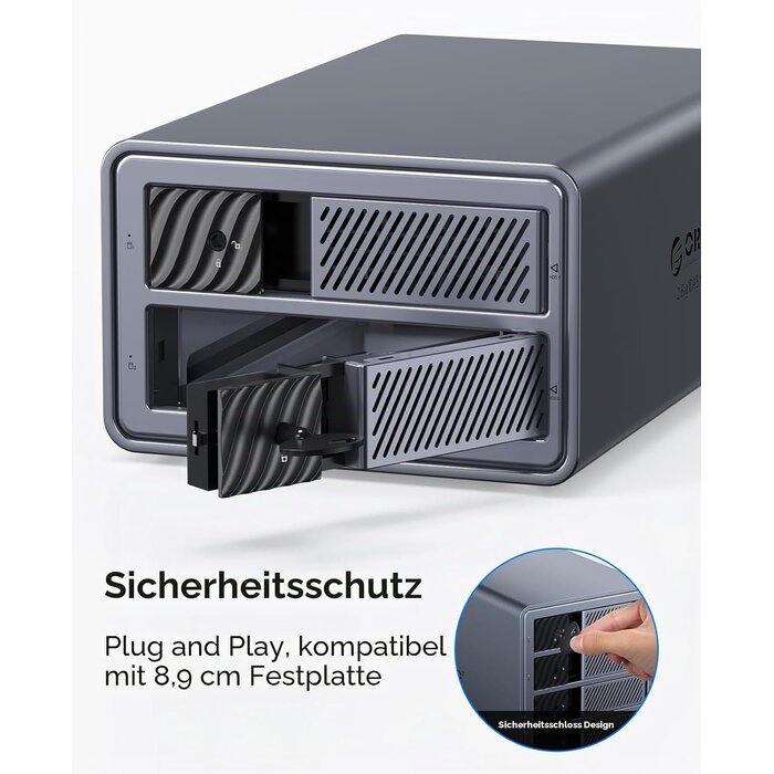 2-Bay RAID-Festplattengehäuse USB 3.0 bis 44 TB - bis zu 34% sparen