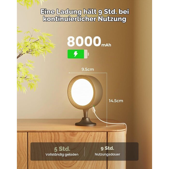 4er-Set Kabellose LED-Wandleuchten - 8000 mAh, 18 Farben - bis zu 34% Rabatt