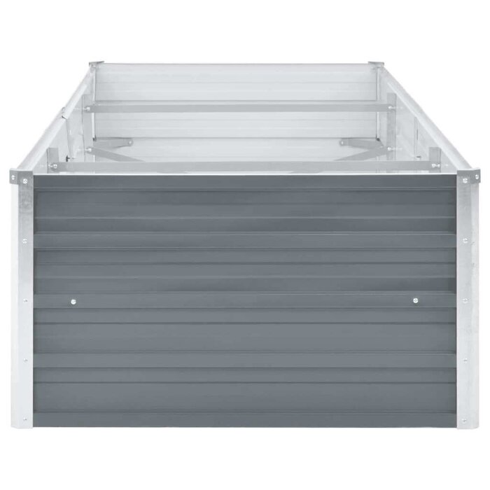 Vidaxl Großes Hochbeet aus verzinktem Stahl, 240x80x45cm - bis zu 33% reduziert