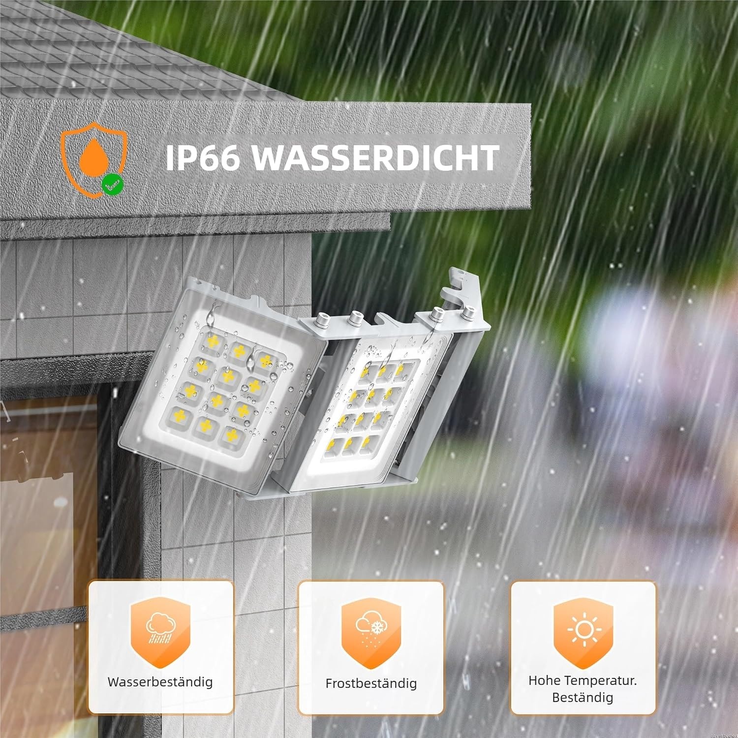 2er-Set LED-Flutlicht 150W 15000LM - Wetterfest - Bis zu 29% Rabatt