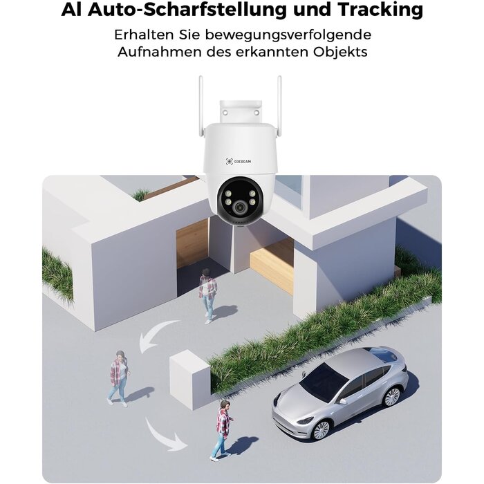 Solar-WLAN-Überwachungskamera 3MP, 2K PTZ - jetzt bis zu 34% Rabatt sichern