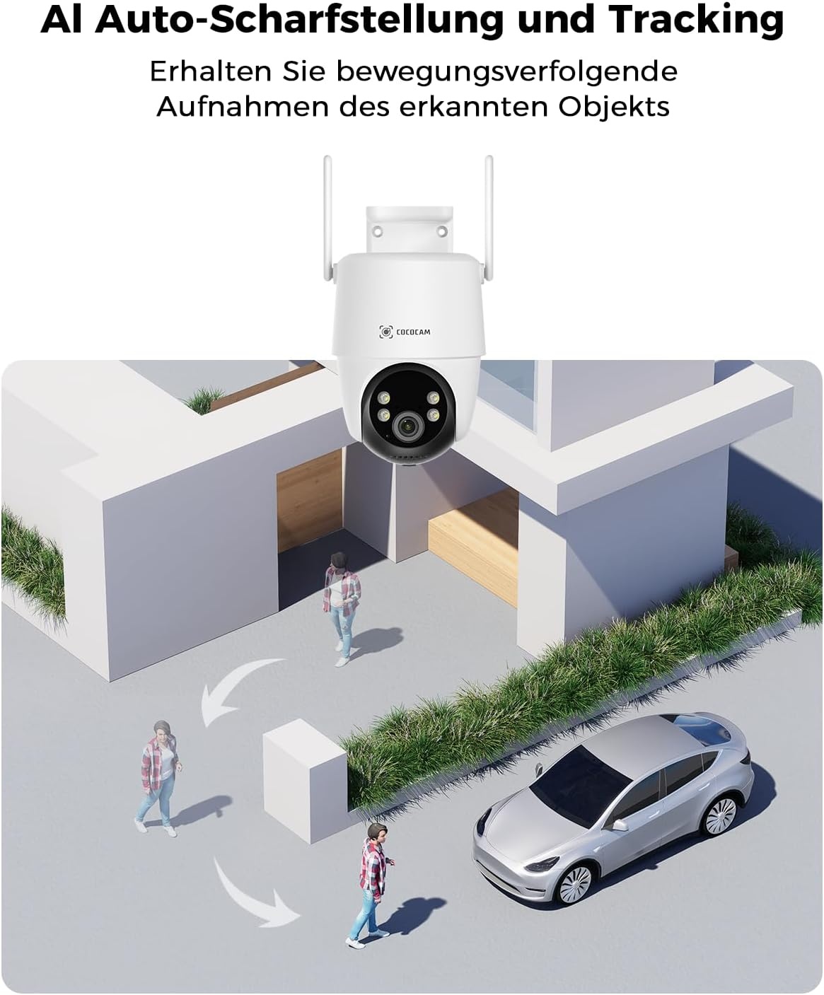 Solar-WLAN-Überwachungskamera 3MP, 2K PTZ - jetzt bis zu 34% Rabatt sichern