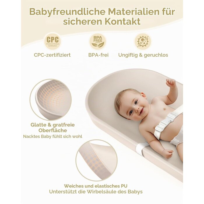 Wickelauflage für Kommode, Haferfarben - Bis zu 34% Rabatt sparen!