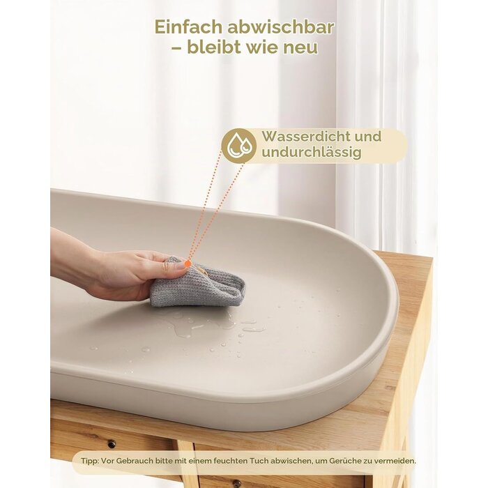 Wickelauflage für Kommode, Haferfarben - Bis zu 34% Rabatt sparen!