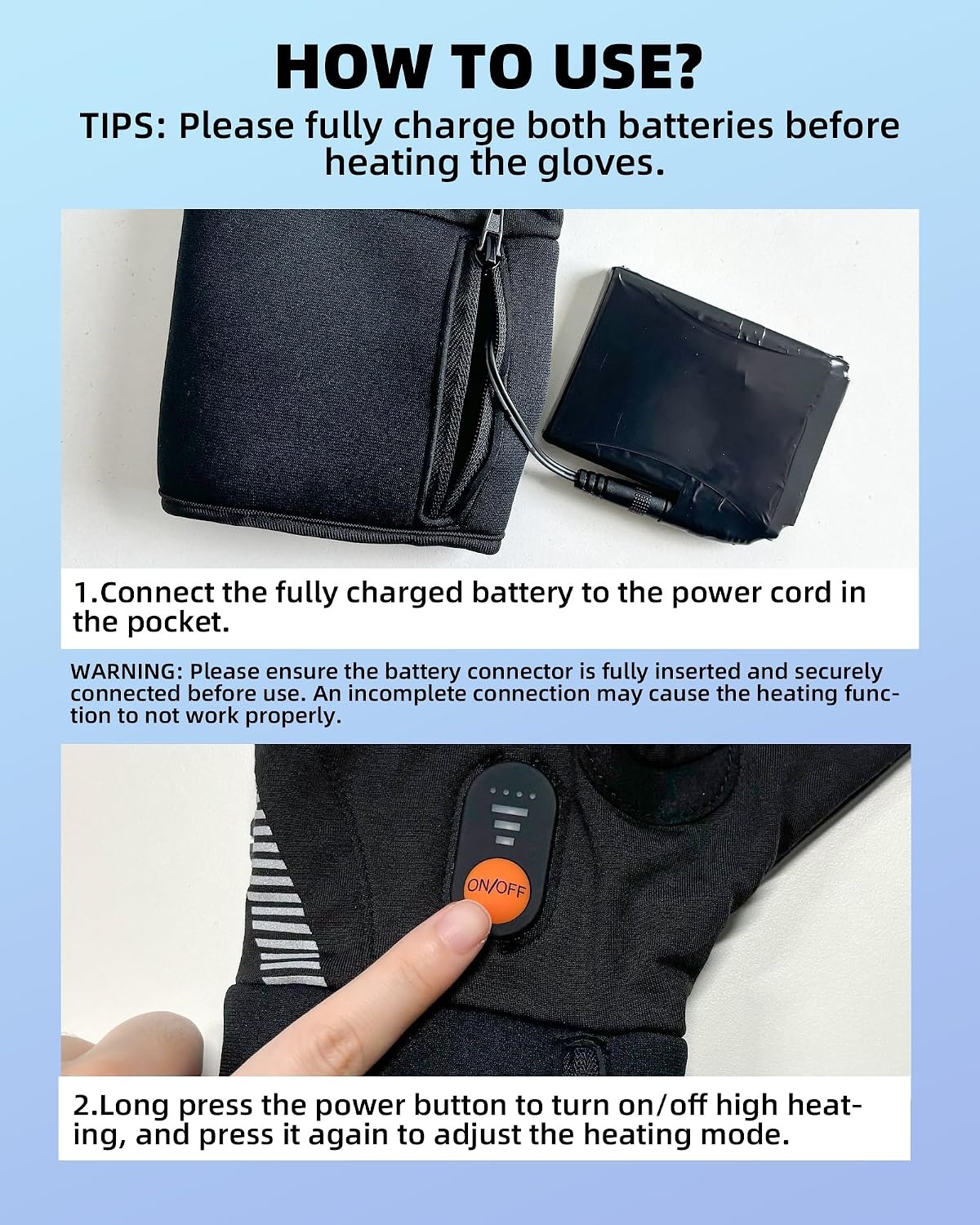 Beheizbare Unisex Handschuhe Schwarz Gr. XS-S - Jetzt bis zu 78% Rabatt!