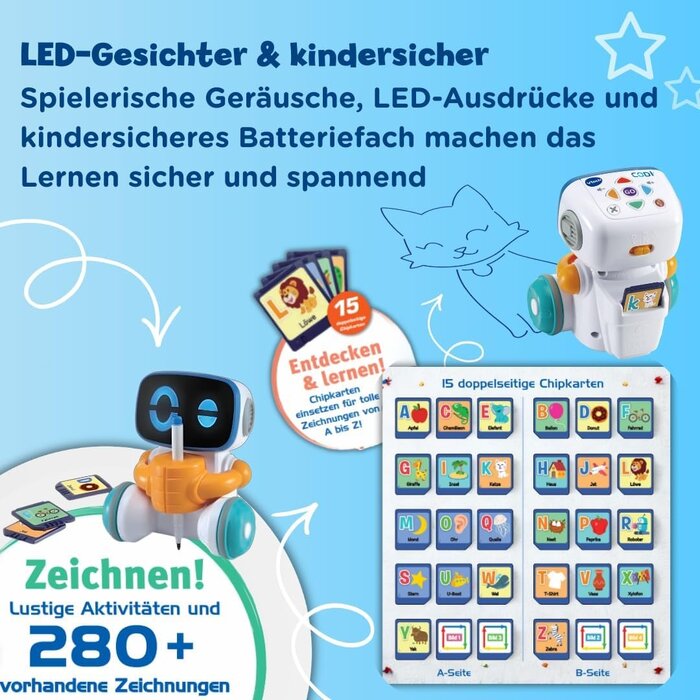 Interaktiver Malroboter Codi - Kreatives Lernspielzeug - Bis zu 34% Rabatt