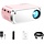 Tragbarer Mini-LED-Projektor Pink - Outdoor & Gaming - bis zu 33% reduziert