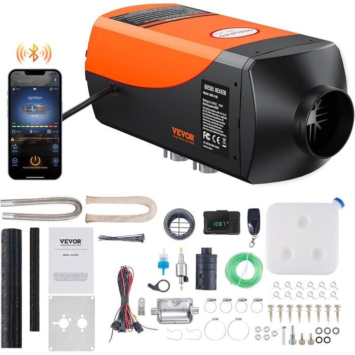 Diesel-Standheizung 8 kW, 12V mit Bluetooth - Jetzt bis zu 35% sparen