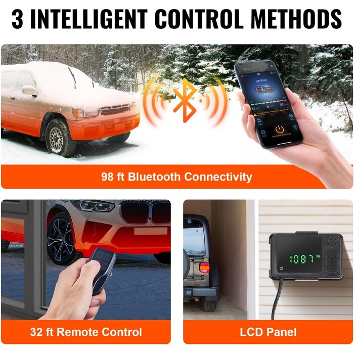 Diesel-Standheizung 8 kW, 12V mit Bluetooth - Jetzt bis zu 35% sparen