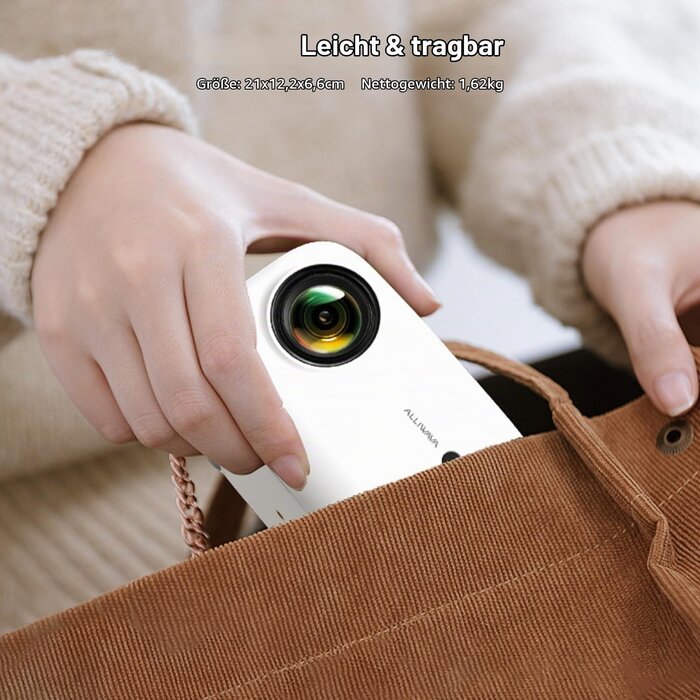 4K Mini-Beamer PR550 | 1080p | WLAN 6 | Bluetooth | Jetzt bis zu 35% sparen