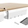 Kabelkanal für Schreibtisch 43x12 cm - 2er-Set - Weiß - bis zu 31% Rabatt