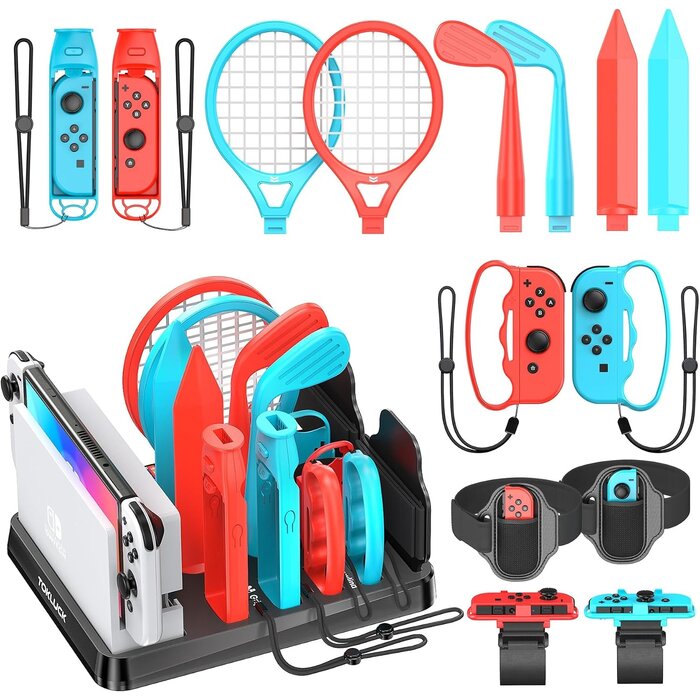 15-in-1 Sport Zubehörset für Switch & OLED - Bis zu 32% Rabatt