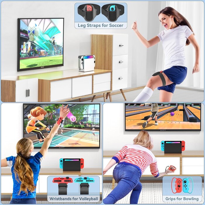 15-in-1 Sport Zubehörset für Switch & OLED - Bis zu 32% Rabatt
