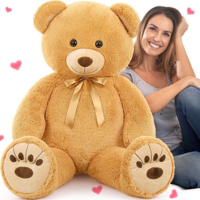 Riesiger Teddybär 130 cm Dunkelbraun XXL - Jetzt bis zu 33% sparen