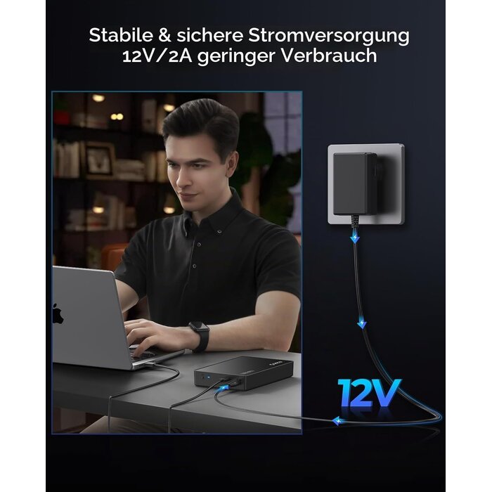 3,5" HDD-Gehäuse SATA bis 20 TB, USB-C, werkzeuglos - bis zu 32% günstiger