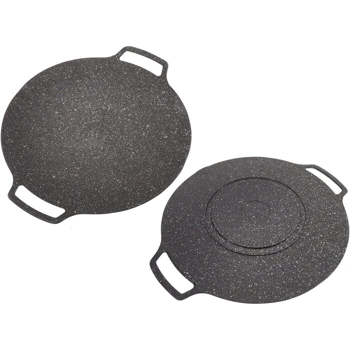 Koreanische Grillpfanne 36 cm - Induktion & Outdoor - bis zu 32% günstiger