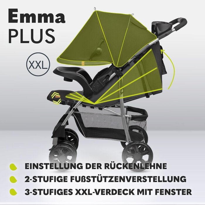 Leichter Kinder-Buggy - Klappbar & Verstellbar - bis zu 34 % reduziert