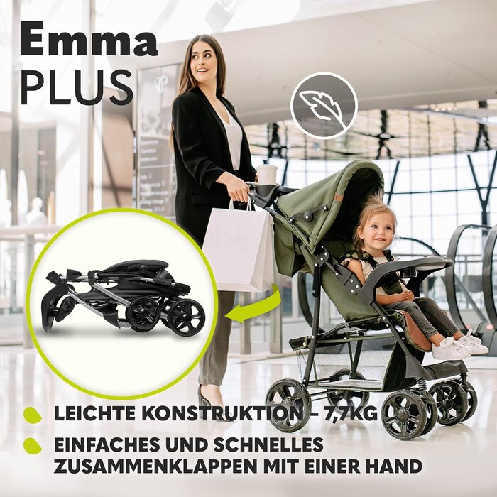 Leichter Kinder-Buggy - Klappbar & Verstellbar - bis zu 34 % reduziert