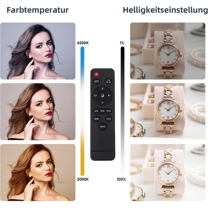 Softbox LED-Set 60W mit Stativ & Fernbedienung - jetzt bis zu 33% günstiger