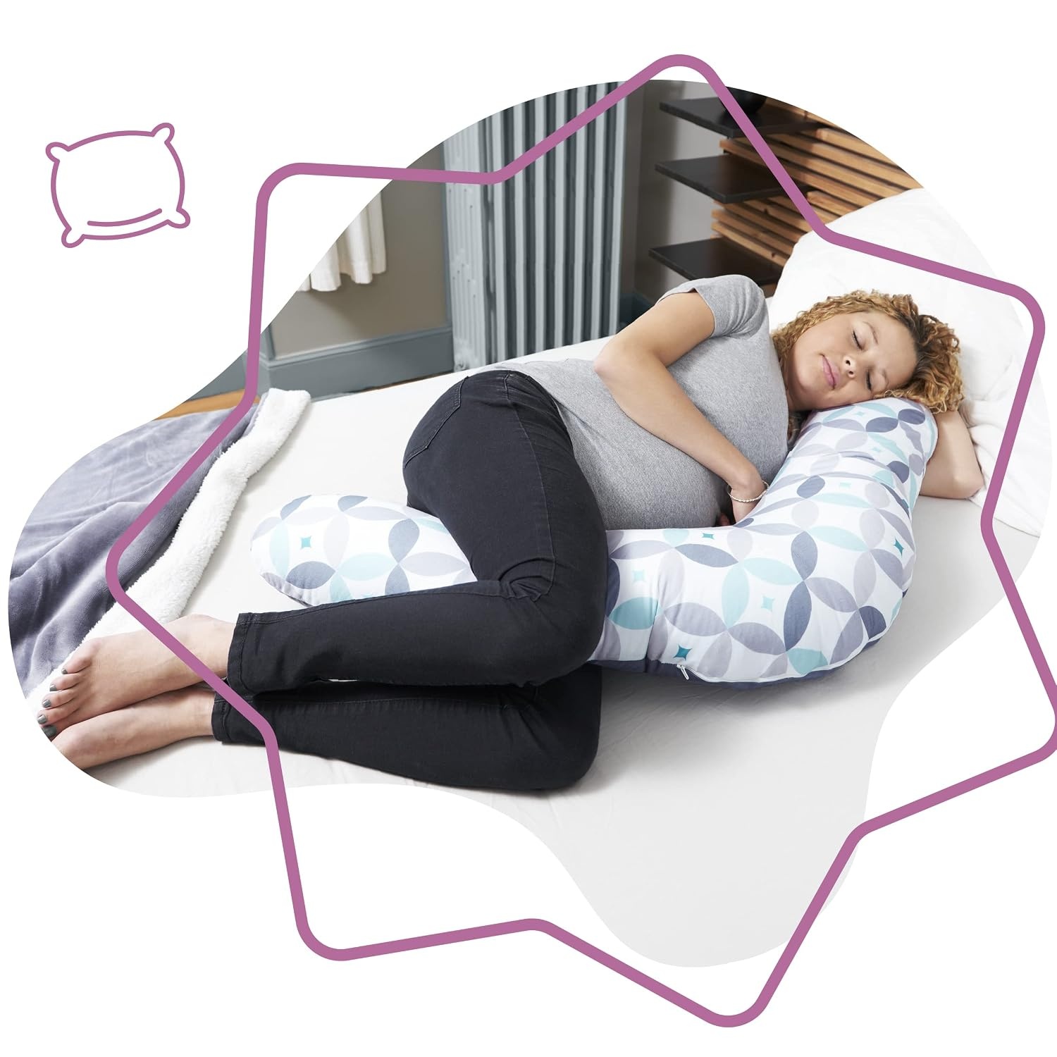 Ergonomisches Still- & Schwangerschaftskissen 150 cm - bis zu 28% sparen