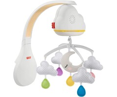 Fisher Price Musik-Mobile für Wiege & Nachtlicht, weiß - 52% Rabatt