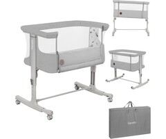 Lionelo 3-in-1 Babybett Aurora - Höhenverstellbar - bis zu 34% sparen
