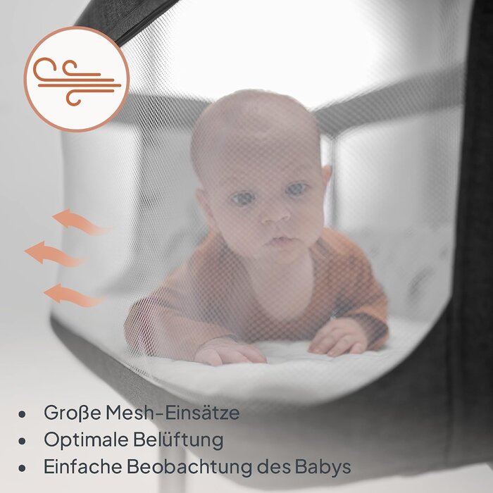 3-in-1 Babybett Aurora - Höhenverstellbar - bis zu 34% sparen