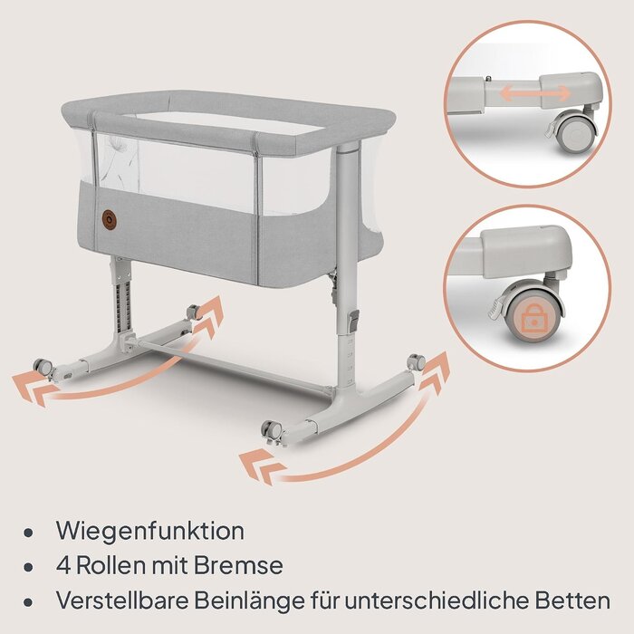 3-in-1 Babybett Aurora - Höhenverstellbar - bis zu 34% sparen
