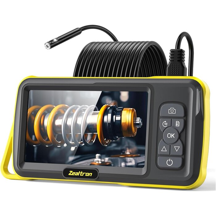 Industrie-Endoskop mit Doppellinse & 5 Zoll Display - jetzt bis zu 34% sparen