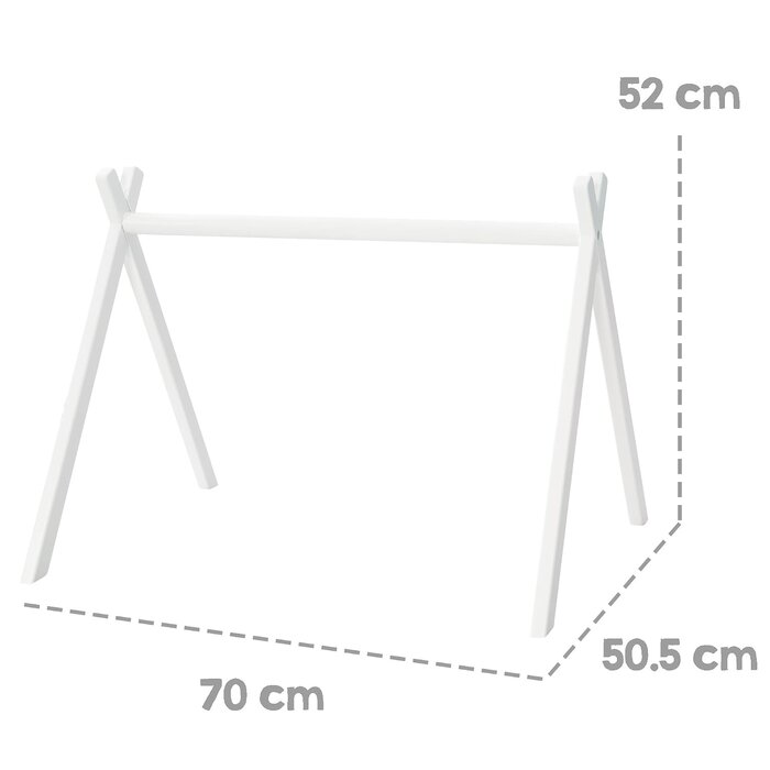 Babyspieltrapez Holz | Montessori Motoriktrainer Weiß | Bis zu 33% Rabatt