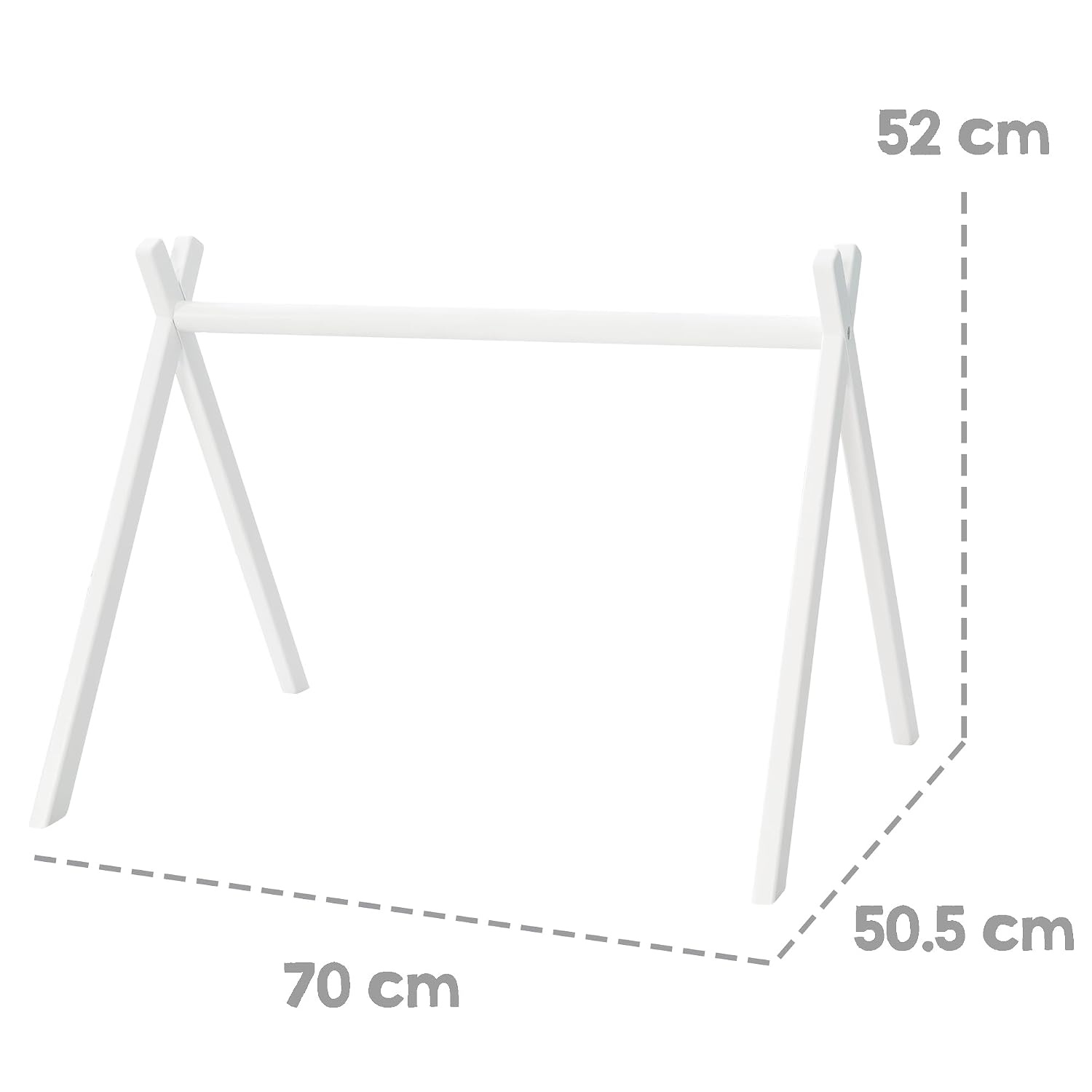 Babyspieltrapez Holz | Montessori Motoriktrainer Weiß | Bis zu 33% Rabatt