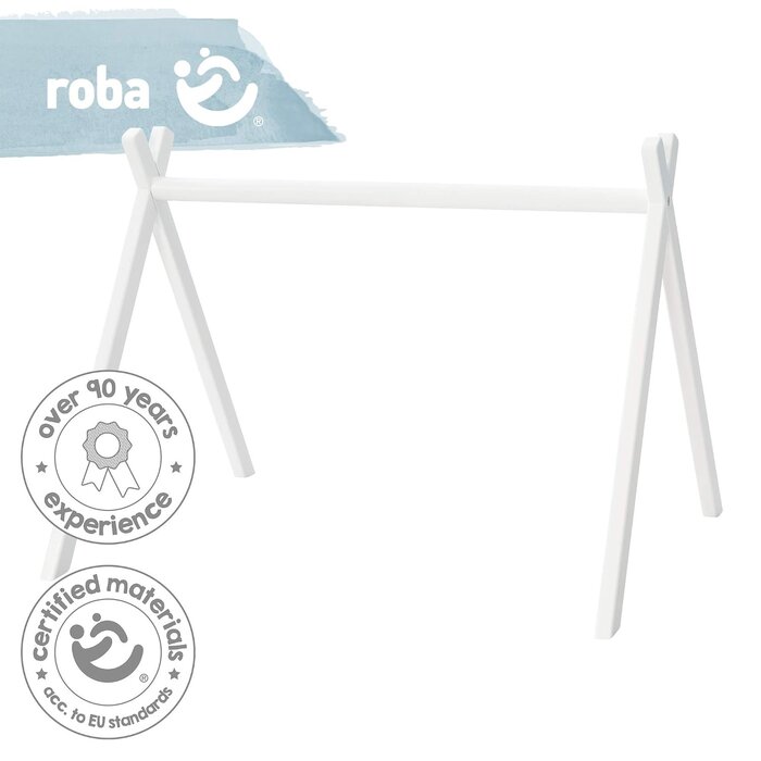 Babyspieltrapez Holz | Montessori Motoriktrainer Weiß | Bis zu 33% Rabatt