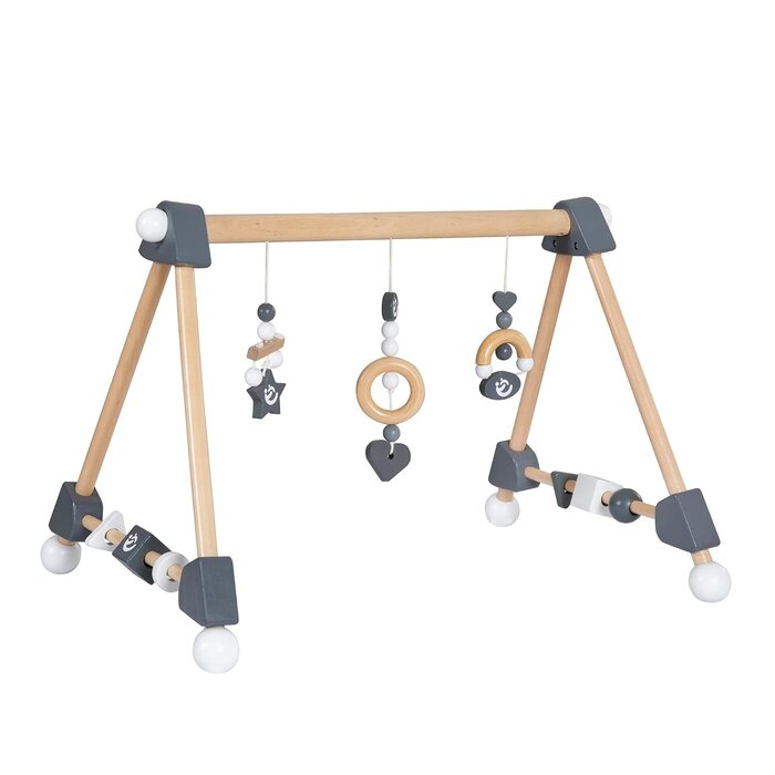 Babyspieltrapez Holz | Montessori Motoriktrainer Weiß | Bis zu 33% Rabatt