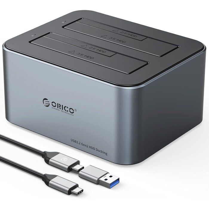 Dual Festplatten-Dockingstation bis zu 36 TB - USB 3.0 - bis zu 34% reduziert