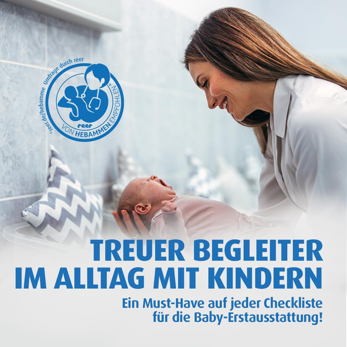 Wickeltischstrahler 46 cm 500W - Wohlig warm für Ihr Baby - bis zu 29% sparen