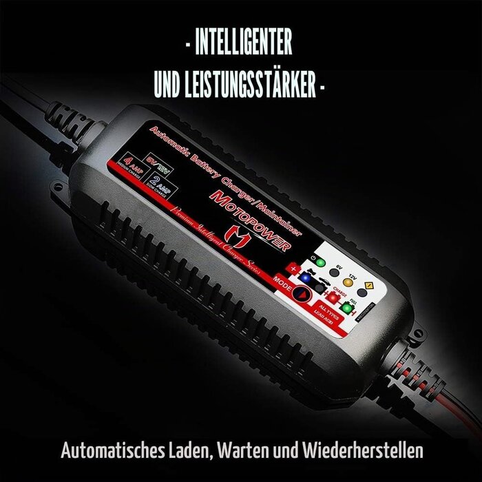 Intelligentes Ladegerät 6V & 12V für Bleiakkus - bis zu 32% sparen