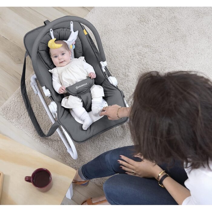 Ergonomische Babywippe in Grau - Bis zu 34% Rabatt auf Rückläufer