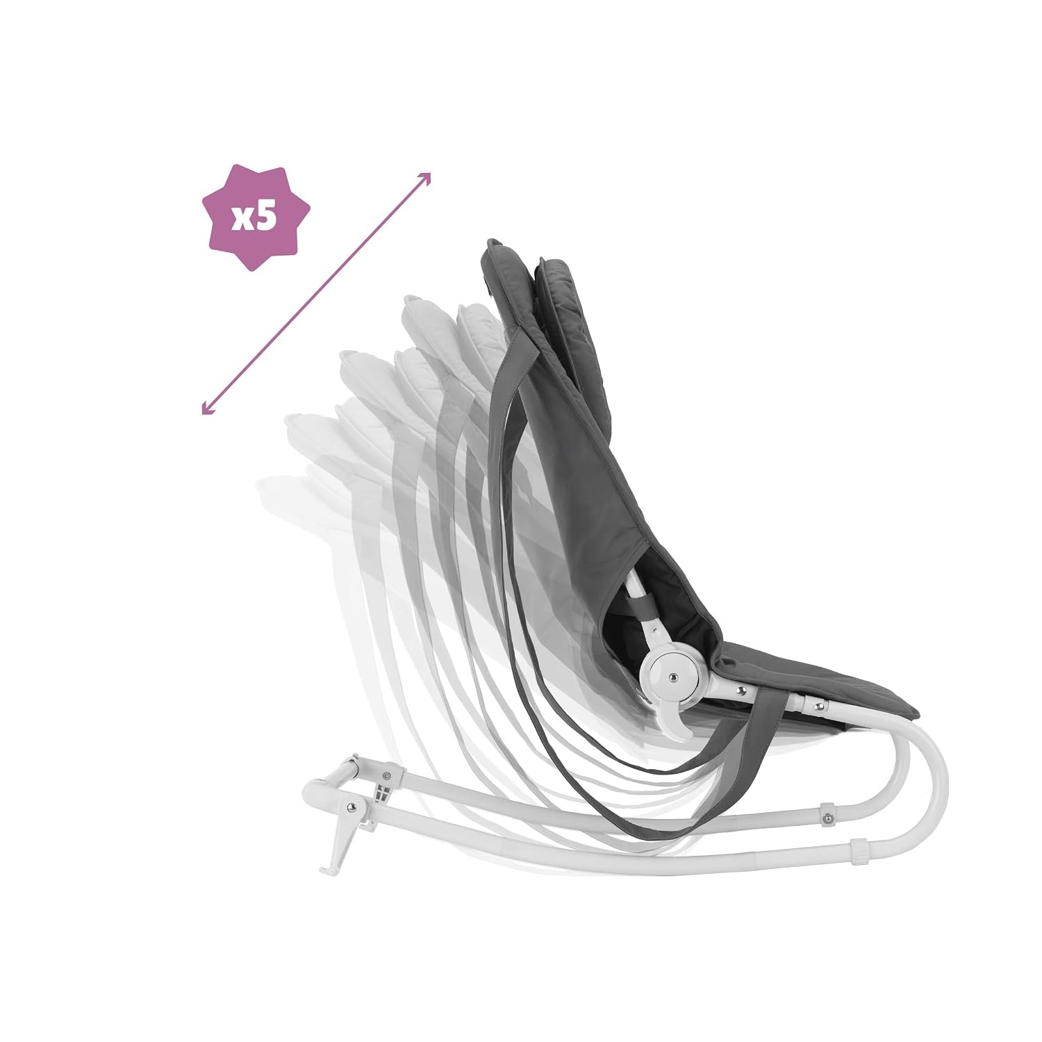 Ergonomische Babywippe in Grau - Bis zu 34% Rabatt auf Rückläufer