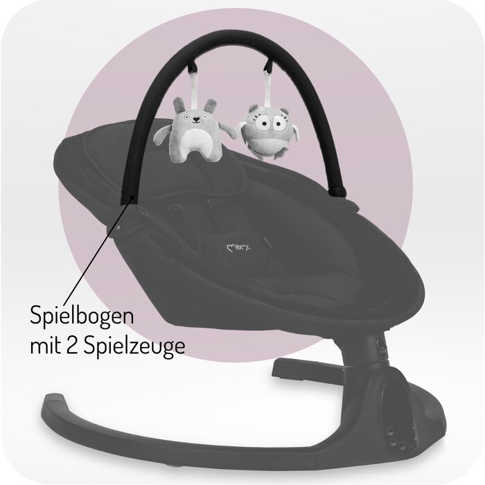 Elektrische Babyschaukel mit Bluetooth & Fernbedienung - bis zu 34% sparen