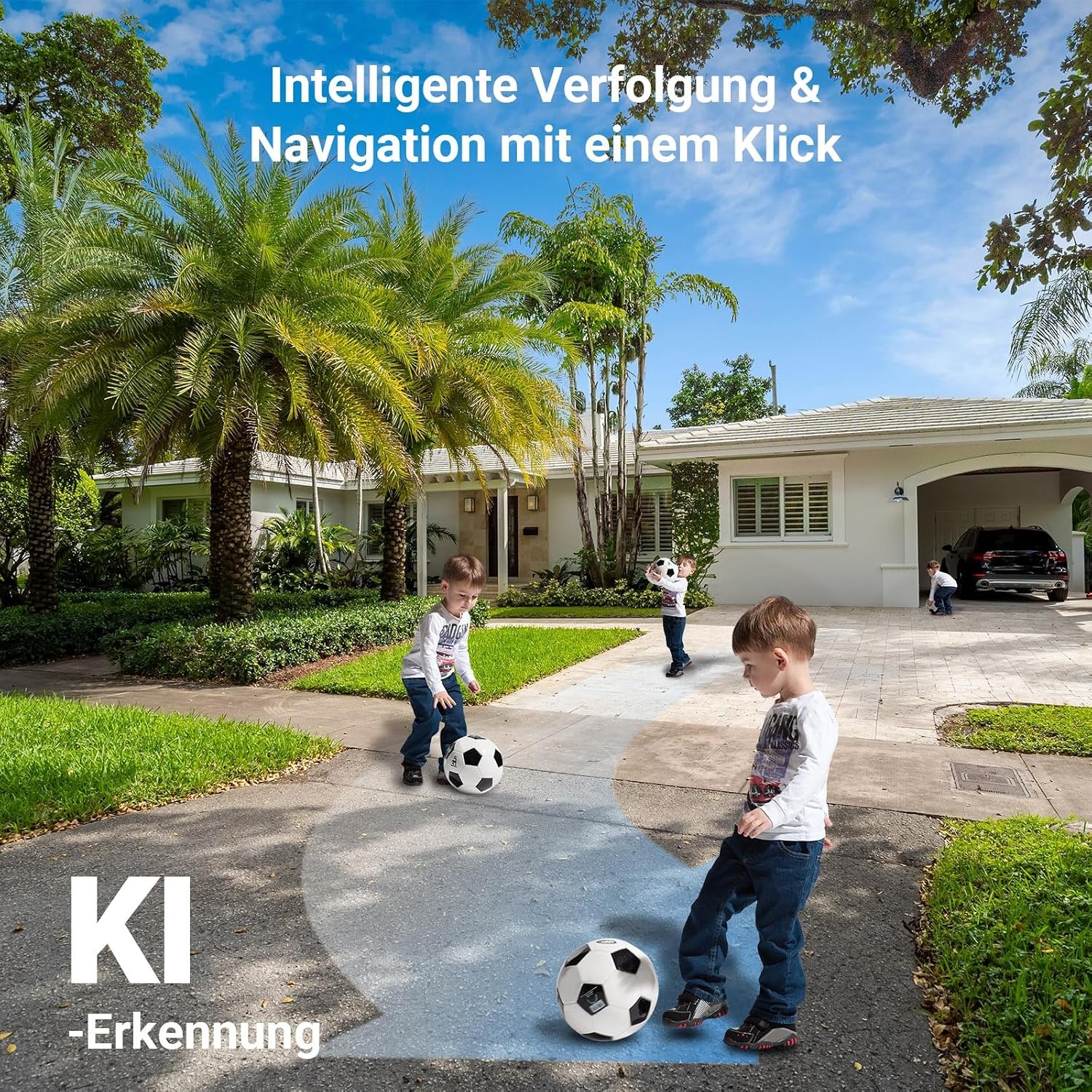 3K Dual-Lens Überwachungskamera 360° KI-Erkennung - bis zu 34% sparen