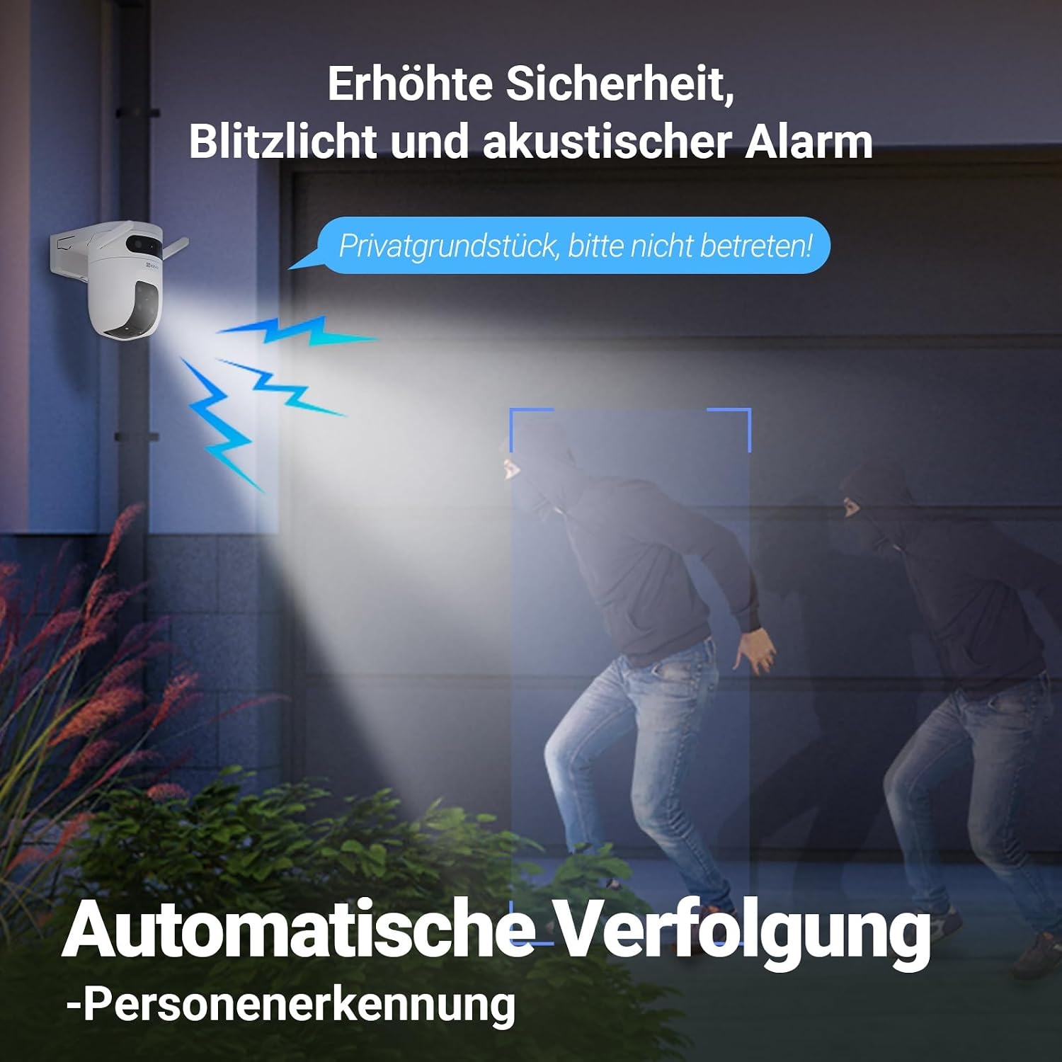 3K Dual-Lens Überwachungskamera 360° KI-Erkennung - bis zu 34% sparen