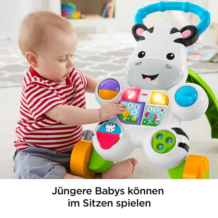 Fisher Price Interaktiver Zebra-Lauflernwagen für Babys - bis zu 32% Rabatt