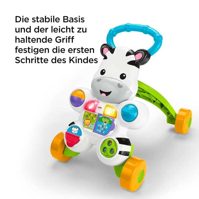 Fisher Price Interaktiver Zebra-Lauflernwagen für Babys - bis zu 32% Rabatt